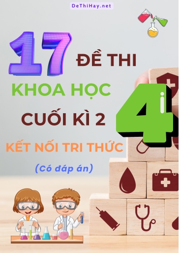 Bộ 17 Đề thi Khoa Học Lớp 4 cuối kì 2 Kết Nối Tri Thức (Có đáp án)